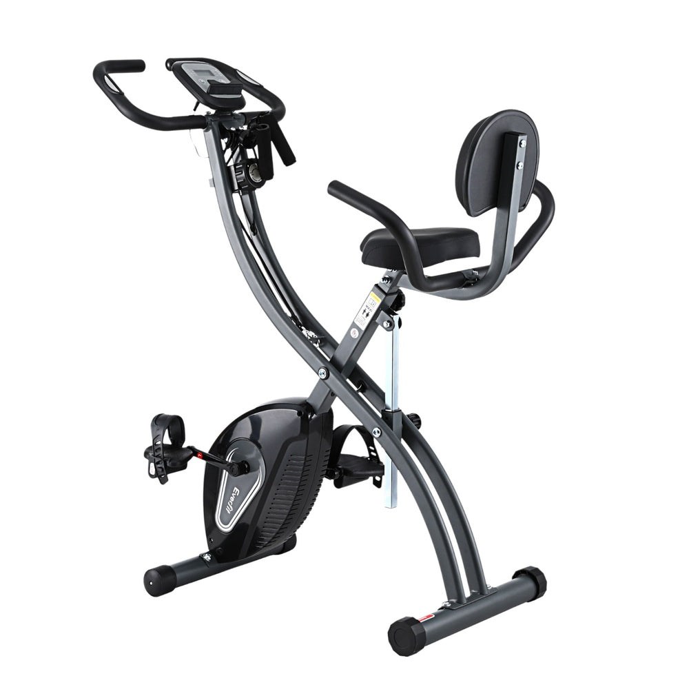 Everfit Folding Exercise Bike | Magnetic X-Bike | Aerobic Trainer | Indoor Cycling