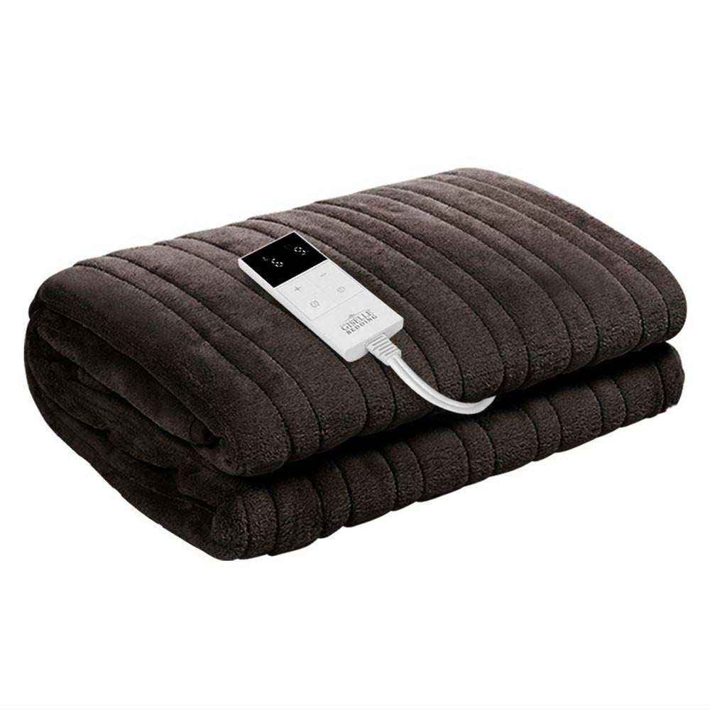 Bedding | Electric Throw Blanket | Chocolate