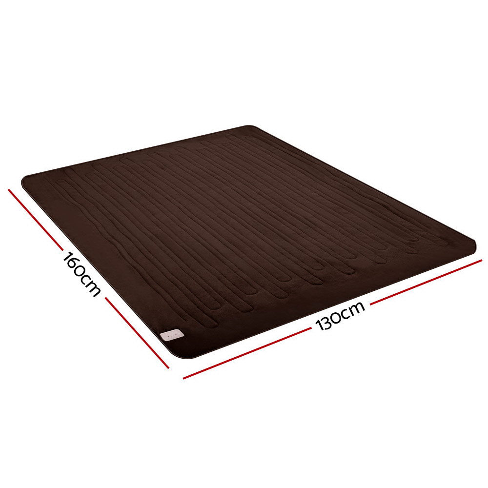 Bedding | Electric Throw Blanket | Chocolate