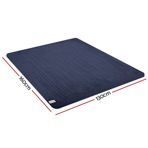 Bedding | Electric Throw Blanket | Navy