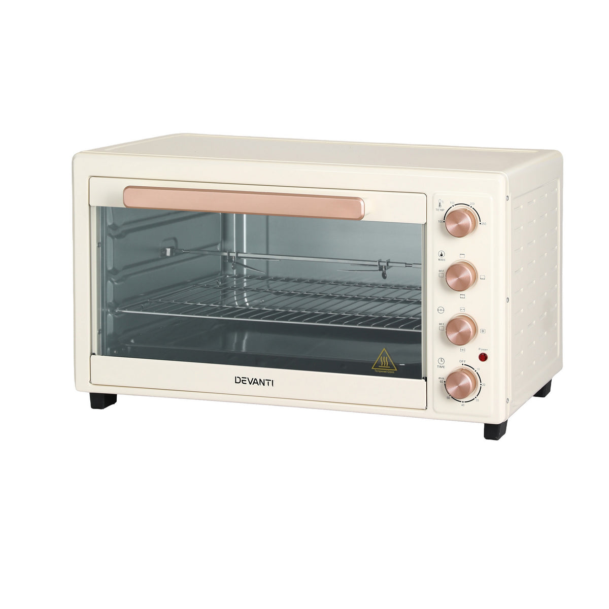 60L Convection Oven | 2000W Electric | Cream
