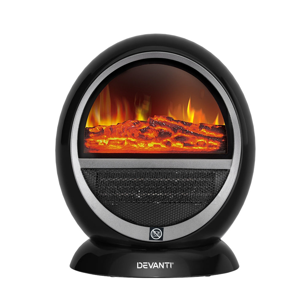Devanti Electric Fireplace Fire Heaters | 1500W