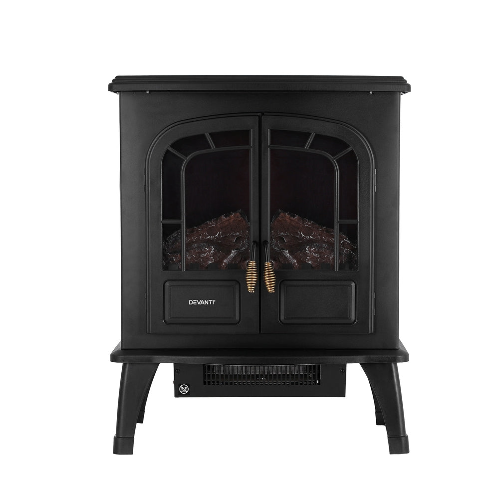 Devanti Electric Fireplace Fire Heaters | 2000W