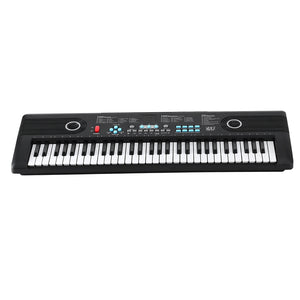 Alpha 61-Key Digital Piano | Electric Keyboard for Kids | Black Music Gift