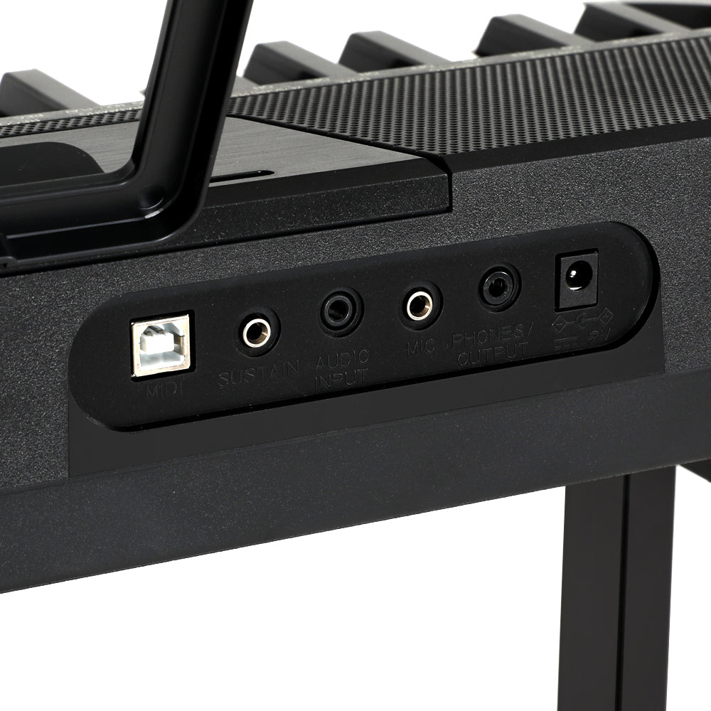 Alpha Electronic Piano Keyboard | 61 Keys | Digital Electric | with Stand | Touch Sensitive