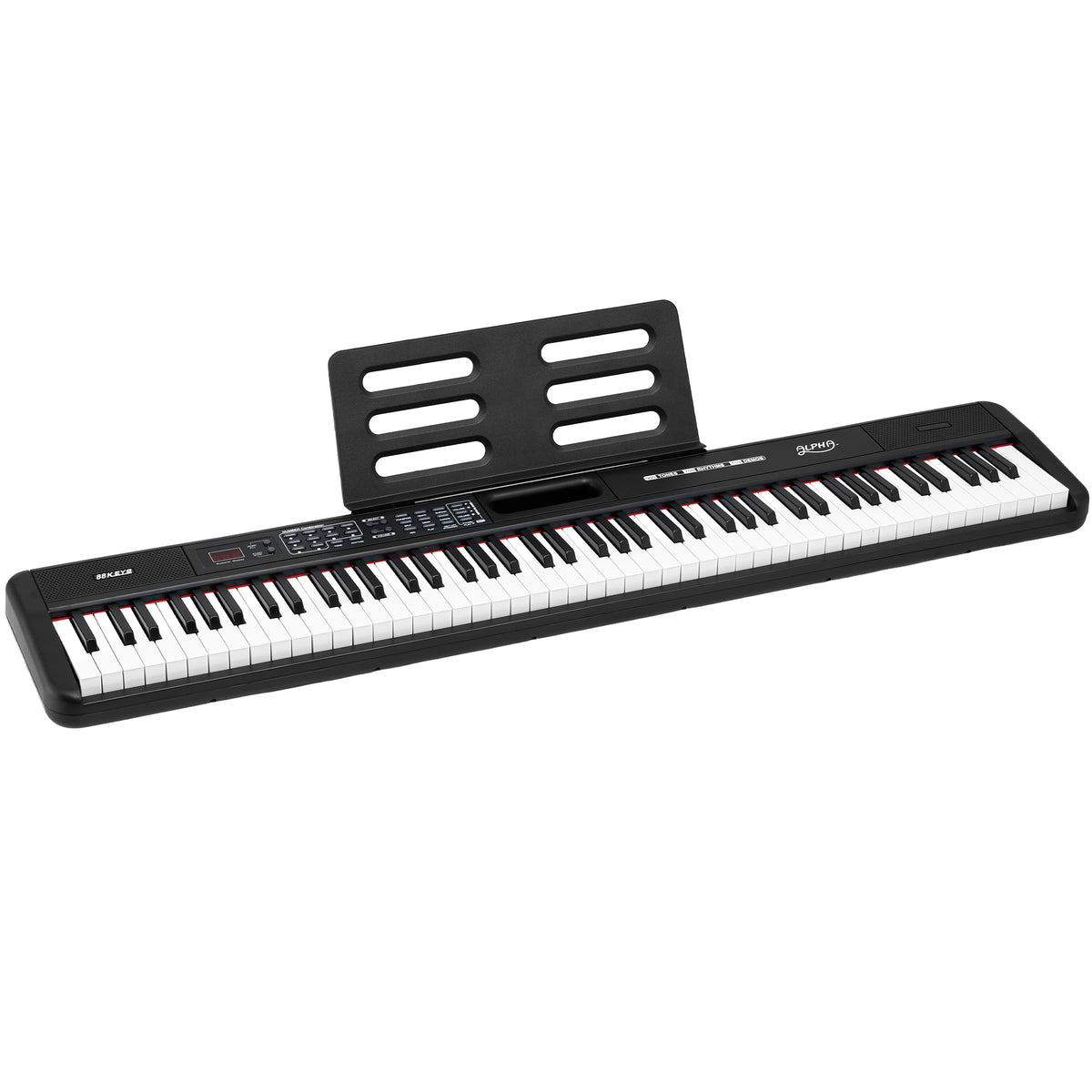 88 Key Electric Keyboard Piano | Full Size Digital Piano | Black