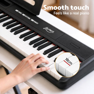 88 Key Electric Keyboard Piano | Full Size Digital Piano | Black