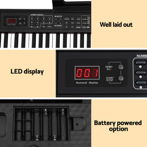 88 Key Electric Keyboard Piano | Full Size Digital Piano | Black