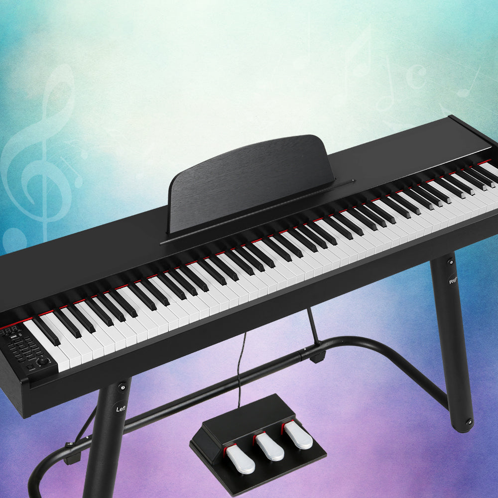 Alpha Electronic Piano Keyboard | 88 Keys | Digital Electric | with Stand | Full Weighted