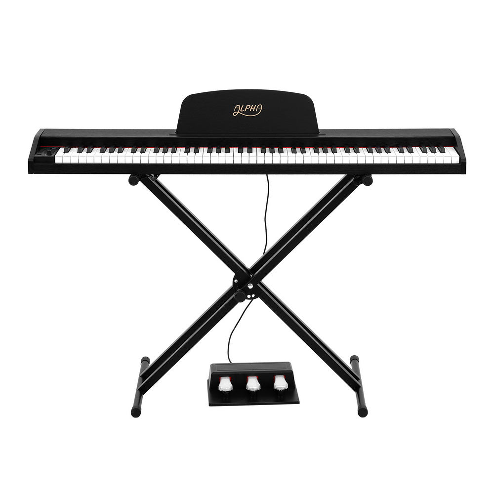 Alpha 88 Keys Digital Piano Keyboard | Electronic | w/ Stand