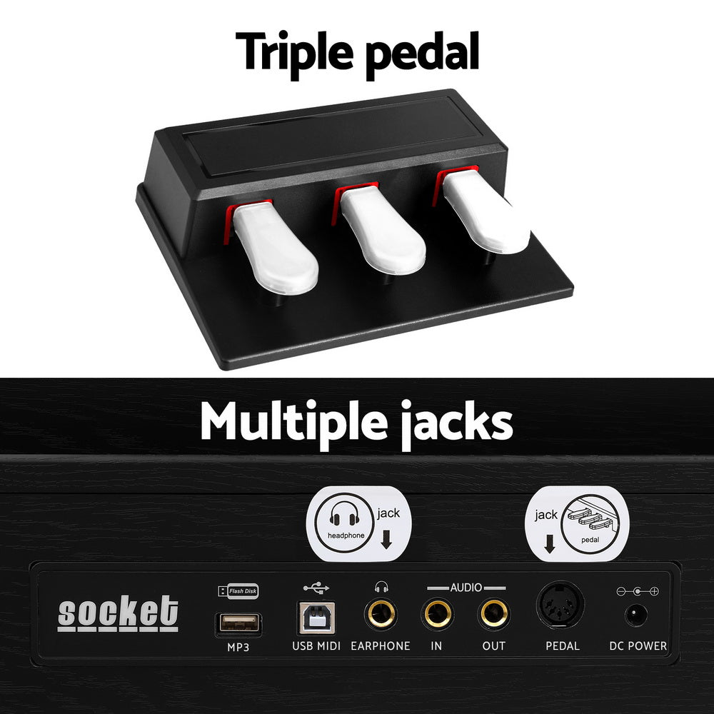 Alpha 88 Keys Digital Piano Keyboard | Electronic | w/ Stand