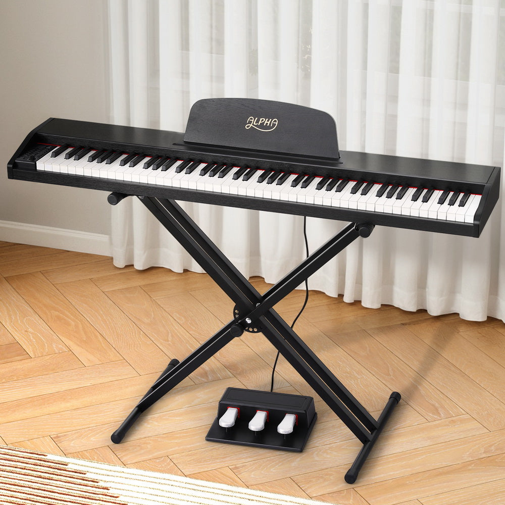 Alpha 88 Keys Digital Piano Keyboard | Electronic | w/ Stand