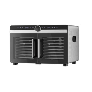 Devanti Food Dehydrator | 16 Trays | Dual-Zone | Stainless Steel