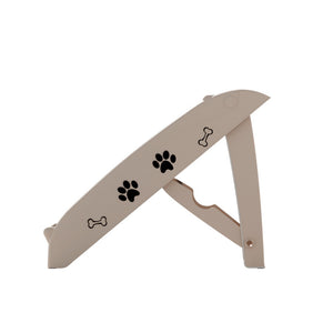 Dog Ramp Steps | For Bed Sofa Car Pet Stairs Ladder Portable Foldable Beige