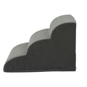 i.Pet Dog Ramp Steps | Foam 3 Tier Pet Stairs for Bed Sofa Car