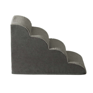 Dog Ramp Steps | Foam 4 Tier Pet Stairs for Bed Sofa Car