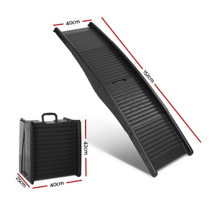 i.Pet Dog Ramp | Pet Stairs Steps | Car SUV Ladder | Travel Foldable Portable