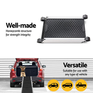 Dog Ramp Pet Stairs | Steps Car SUV Foldable Portable Ladder Adjustable