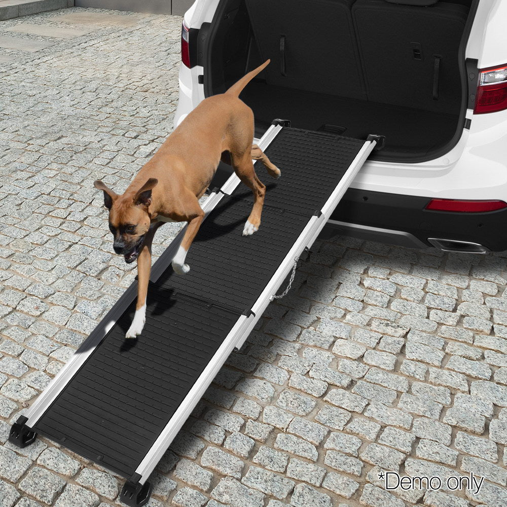 Dog Ramp Pet Stairs | Steps Car SUV Foldable Portable Ladder Adjustable