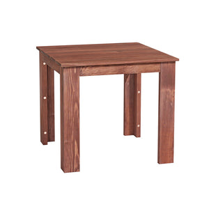 Coffee Side Table | Wooden Desk | Outdoor Furniture | Camping Garden | Brown
