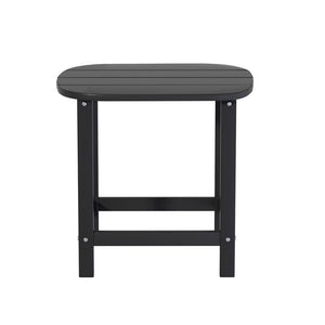 Outdoor Coffee Table | HDPE Patio Side Table | Black Garden Furniture