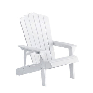 Adirondack Outdoor Chairs | HDPE Beach Patio Furniture | White