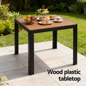 Outdoor Dining Set 5pc | Table + 4 Chairs | Patio Garden Bistro