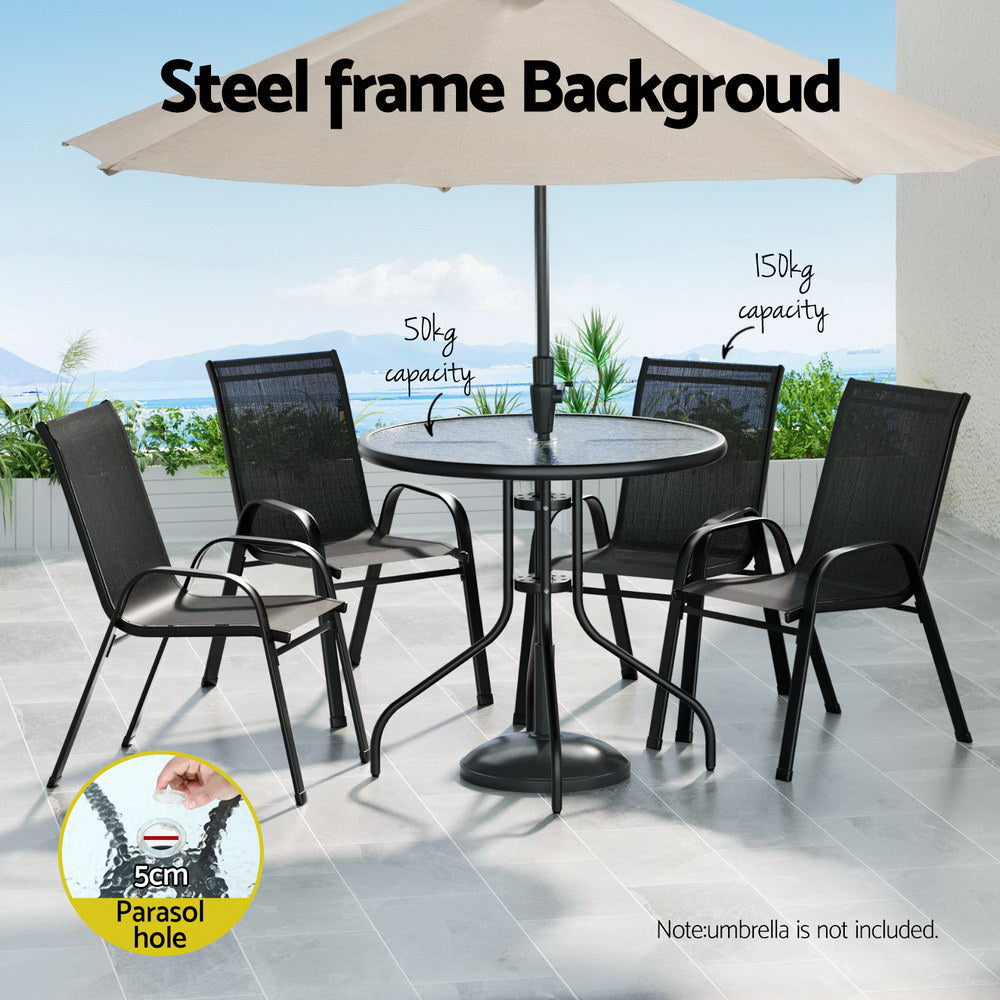 Outdoor Dining Set | Table & Chairs | Patio Garden Bistro Furniture