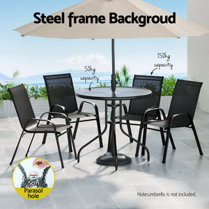 Outdoor Dining Set | Table & Chairs | Patio Garden Bistro Furniture