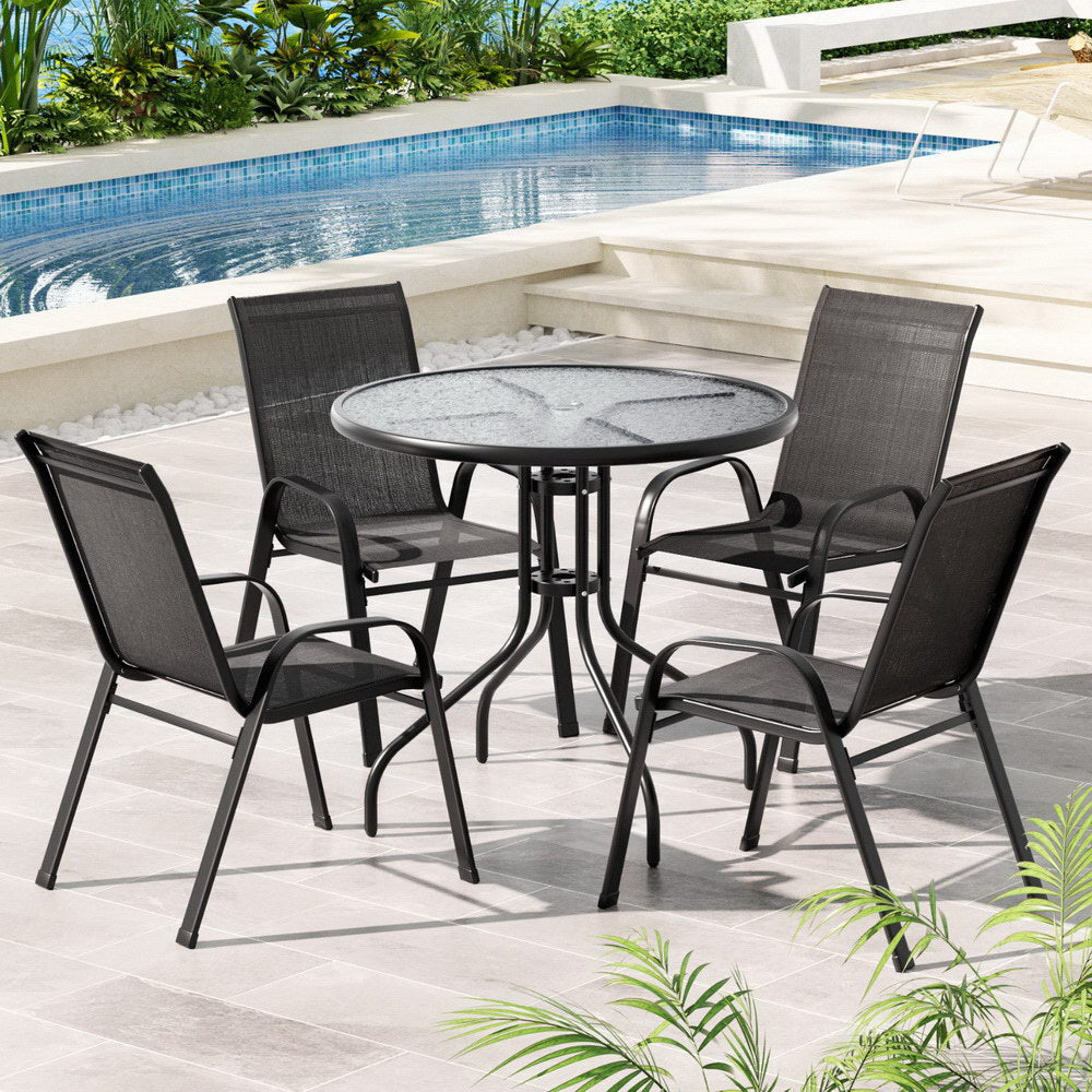 Outdoor Dining Set | Table & Chairs | Patio Garden Bistro Furniture