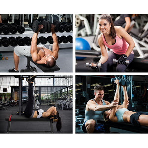 Everfit Weight Bench | Flat Bench Press | Home Gym Equipment | 300kg Capacity