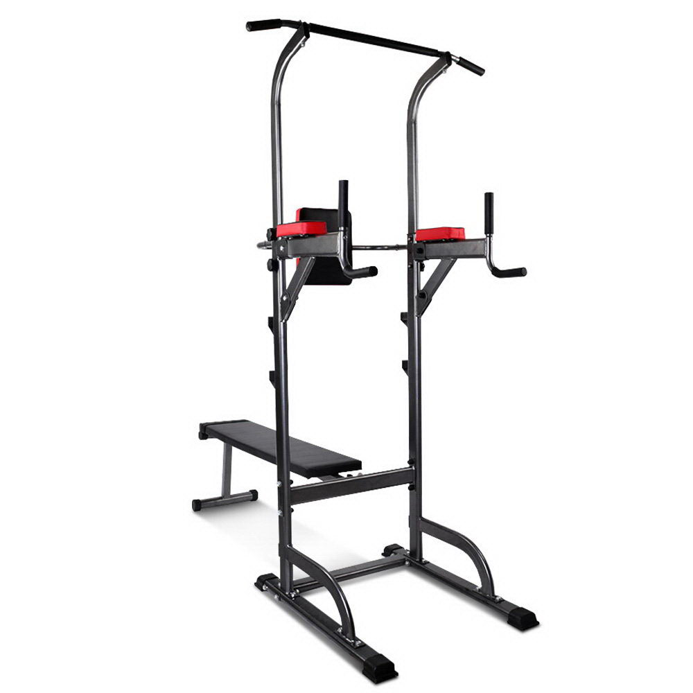 Everfit Weight Bench | Chin Up Bar | Bench Press | Home Gym | 380kg Capacity