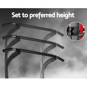 Everfit Weight Bench | Chin Up Tower | Bench Press | Home Gym Workout | 200kg Capacity