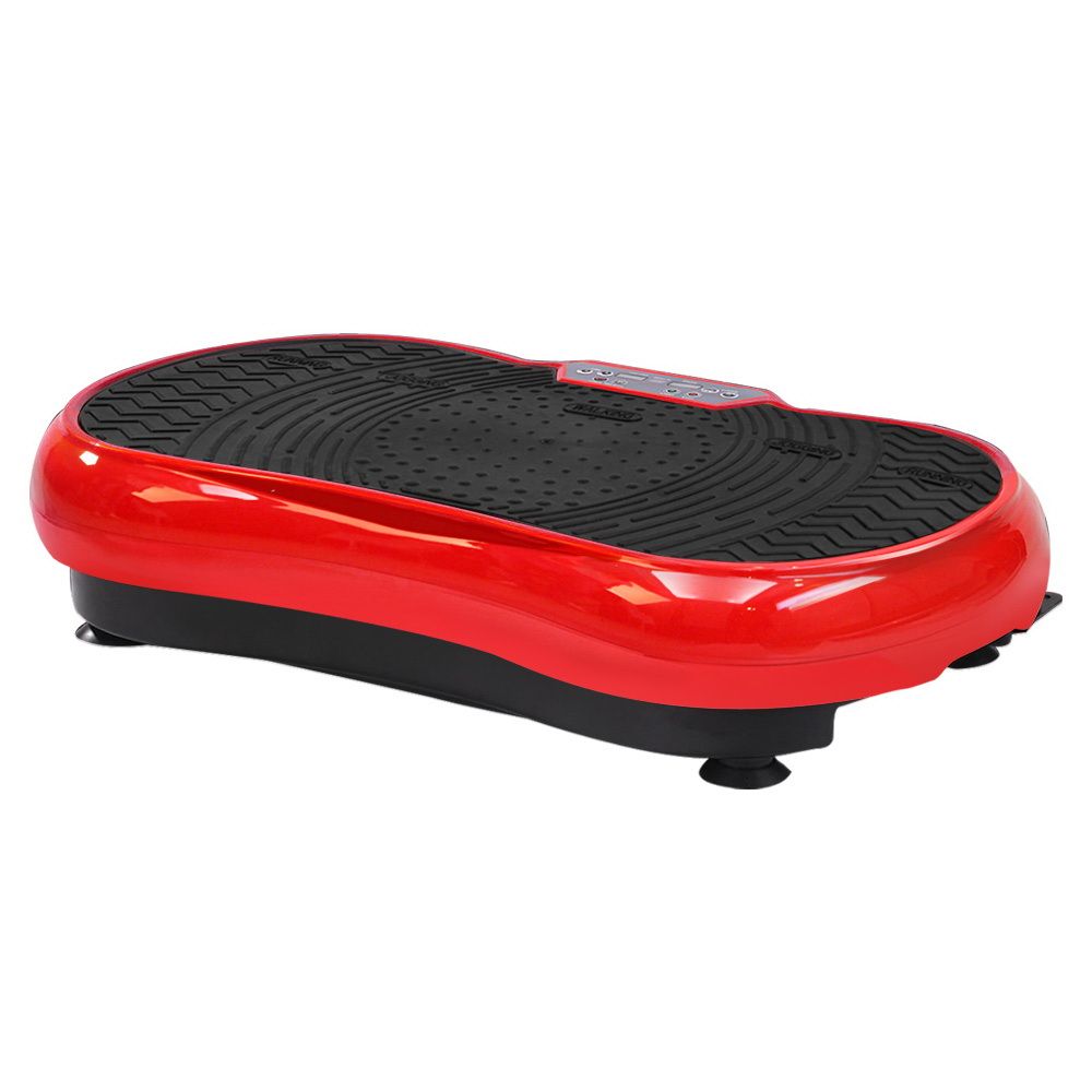 Everfit Vibration Machine Platform | Vibrator Resistance Rope | Home Fitness | Red