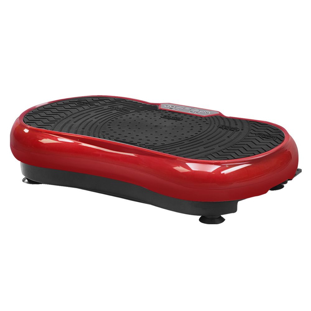 Everfit Vibration Machine Platform | Resistance Rope | Home Fitness | Dark Red