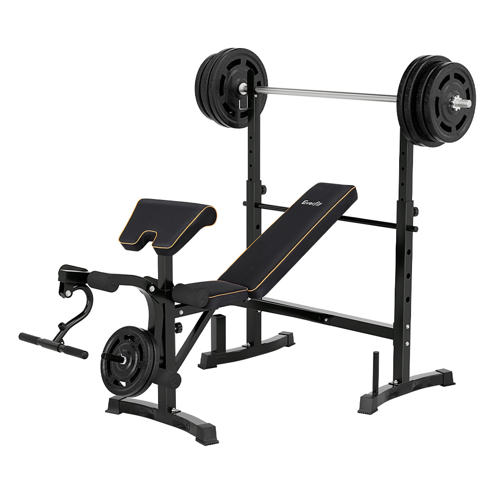 Everfit Weight Bench | 10 in 1 | Bench Press | Home Gym Station | 330kg Capacity