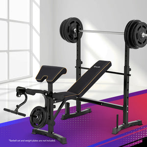 Everfit Weight Bench | 10 in 1 | Bench Press | Home Gym Station | 330kg Capacity