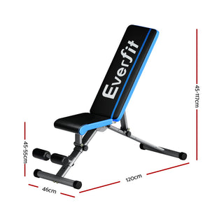 Everfit Weight Bench | Adjustable FID Bench Press | Home Gym | 330kg Capacity