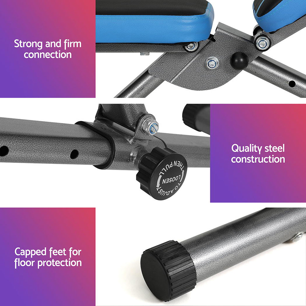 Everfit Weight Bench | Adjustable FID Bench Press | Home Gym | 330kg Capacity