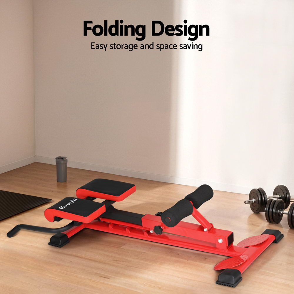Everfit Weight Bench | Adjustable Roman Chair | 10 in 1 | Home Gym Fitness | 200kg Capacity