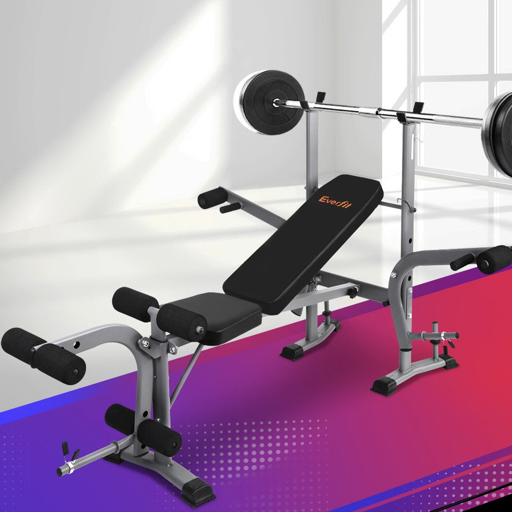Everfit Weight Bench 8 in 1 | Bench Press | Adjustable | Home Gym Station | 200kg