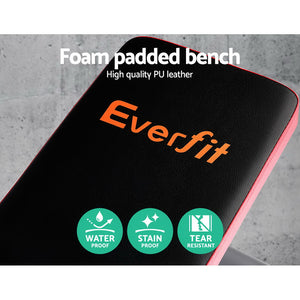 Everfit Weight Bench | Squat Rack Bench Press | Home Gym Equipment | 200kg
