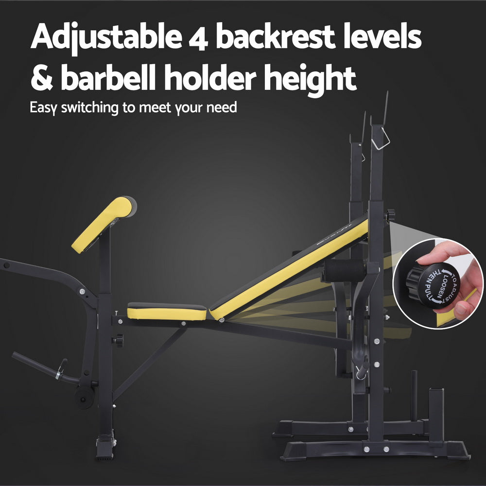 Everfit Weight Bench | 14in1 Press Multi-Station Fitness Home Gym Equipment