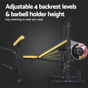 Everfit Weight Bench | 14in1 Press Multi-Station Fitness Home Gym Equipment