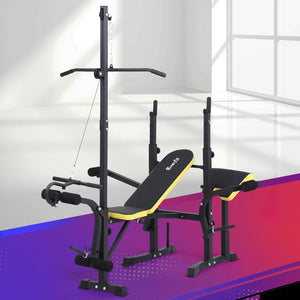 Everfit Weight Bench | 14in1 Press Multi-Station Fitness Home Gym Equipment
