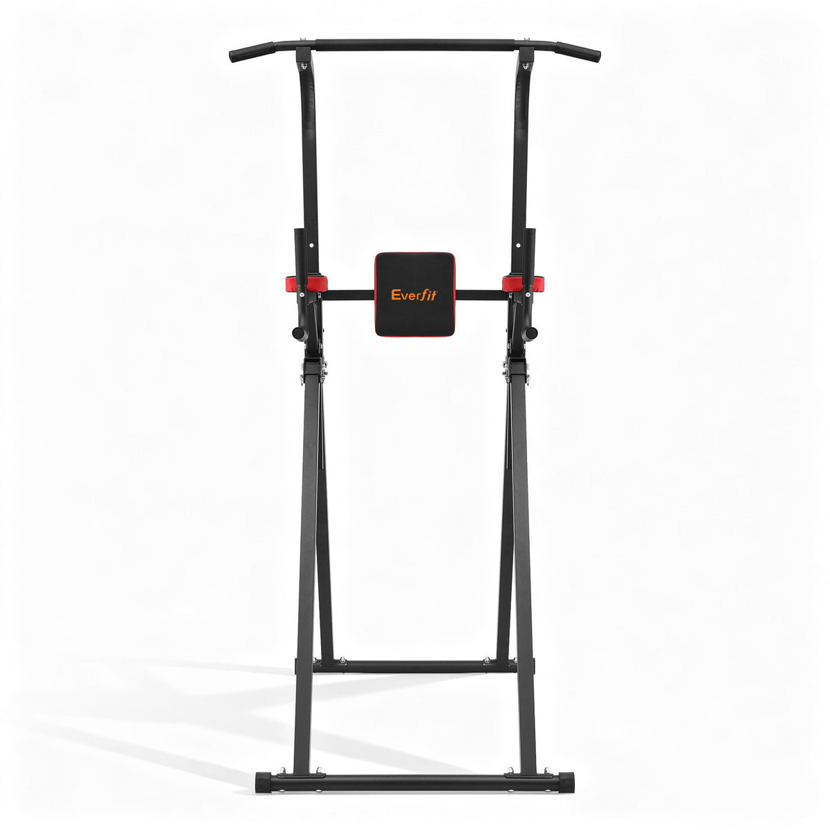 Chin Up Tower | Pull Up & Dip Station | Folding Home Gym | Black