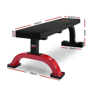 Everfit Weight Bench | Flat Bench Press | Home Gym Fitness | 300KG Capacity
