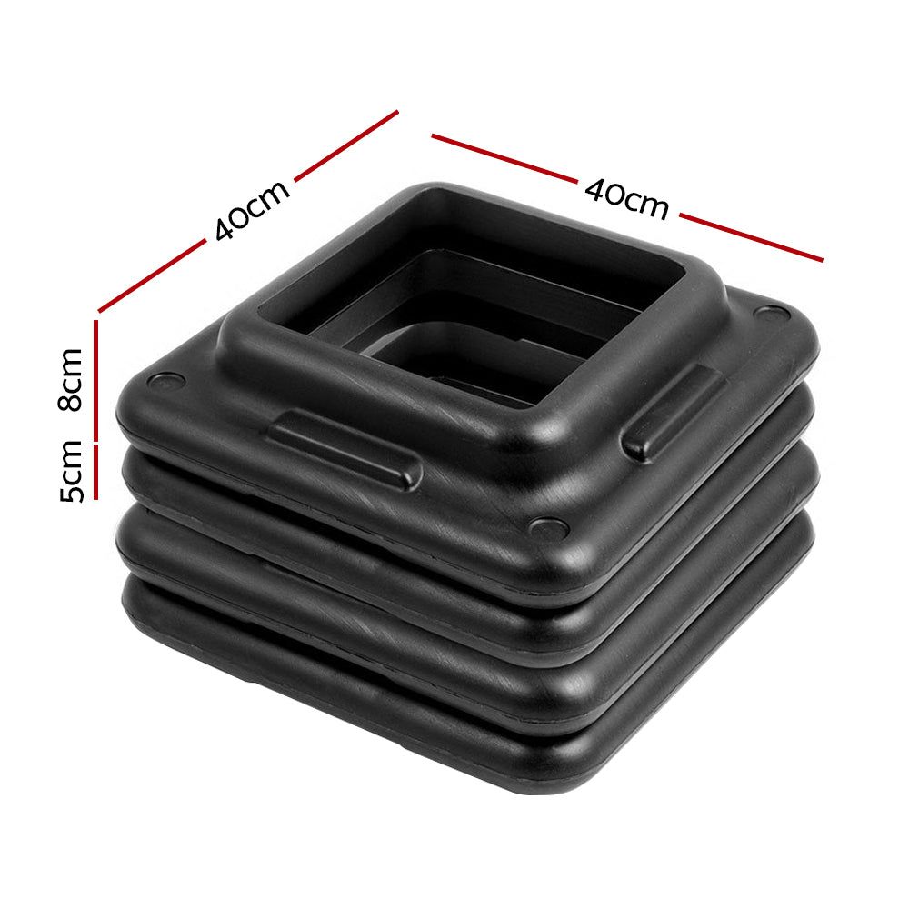Everfit 4X Aerobic Step Riser | Exercise Stepper Block | Gym | Home Fitness