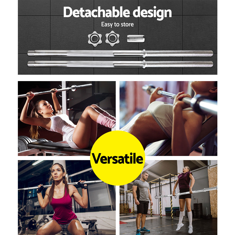 Everfit 168CM 5.5FT Barbell Bar | Fitness | Weight Plates | Dumbbells | Row
