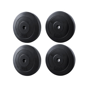 Everfit 30kg Barbell Weight Plates | Standard | Home Gym | Press Fitness Exercise